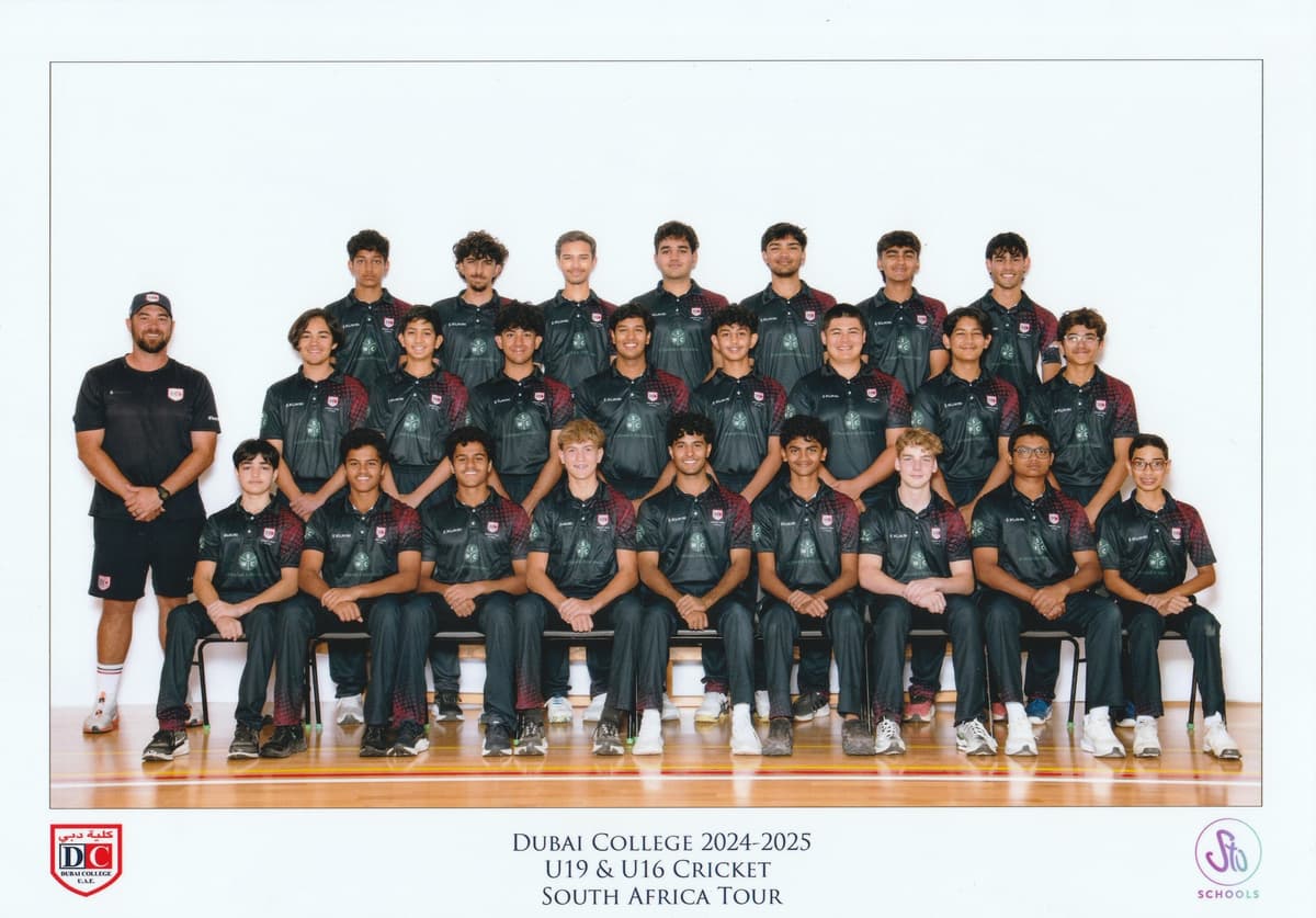 Cricket trophy moment