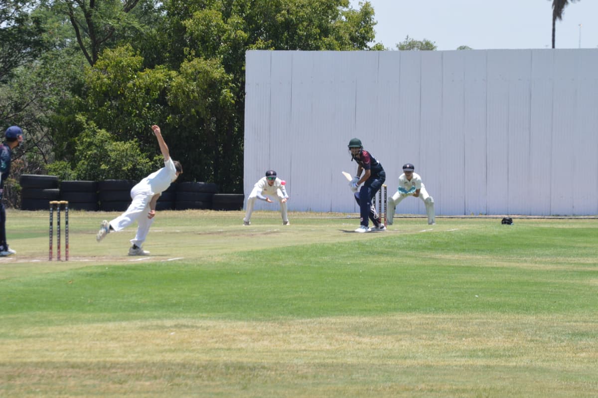 Cricket trophy moment