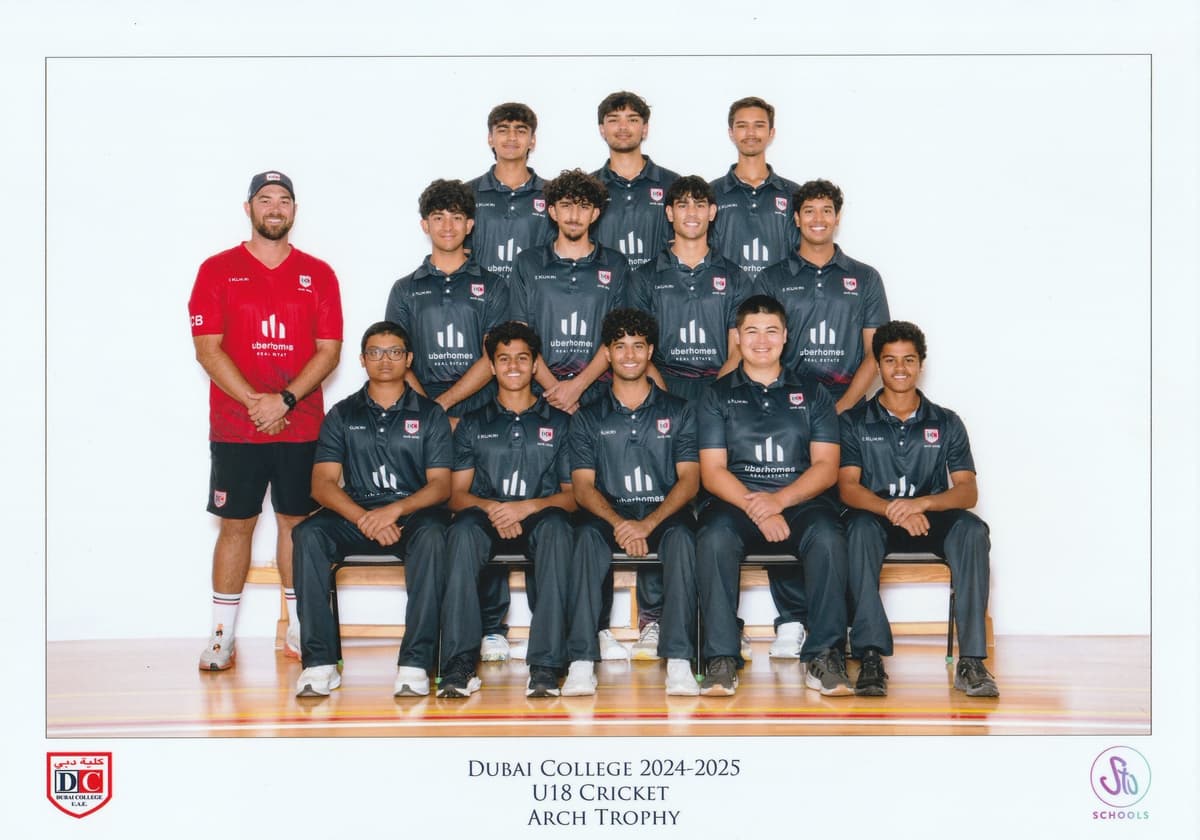 Cricket trophy moment